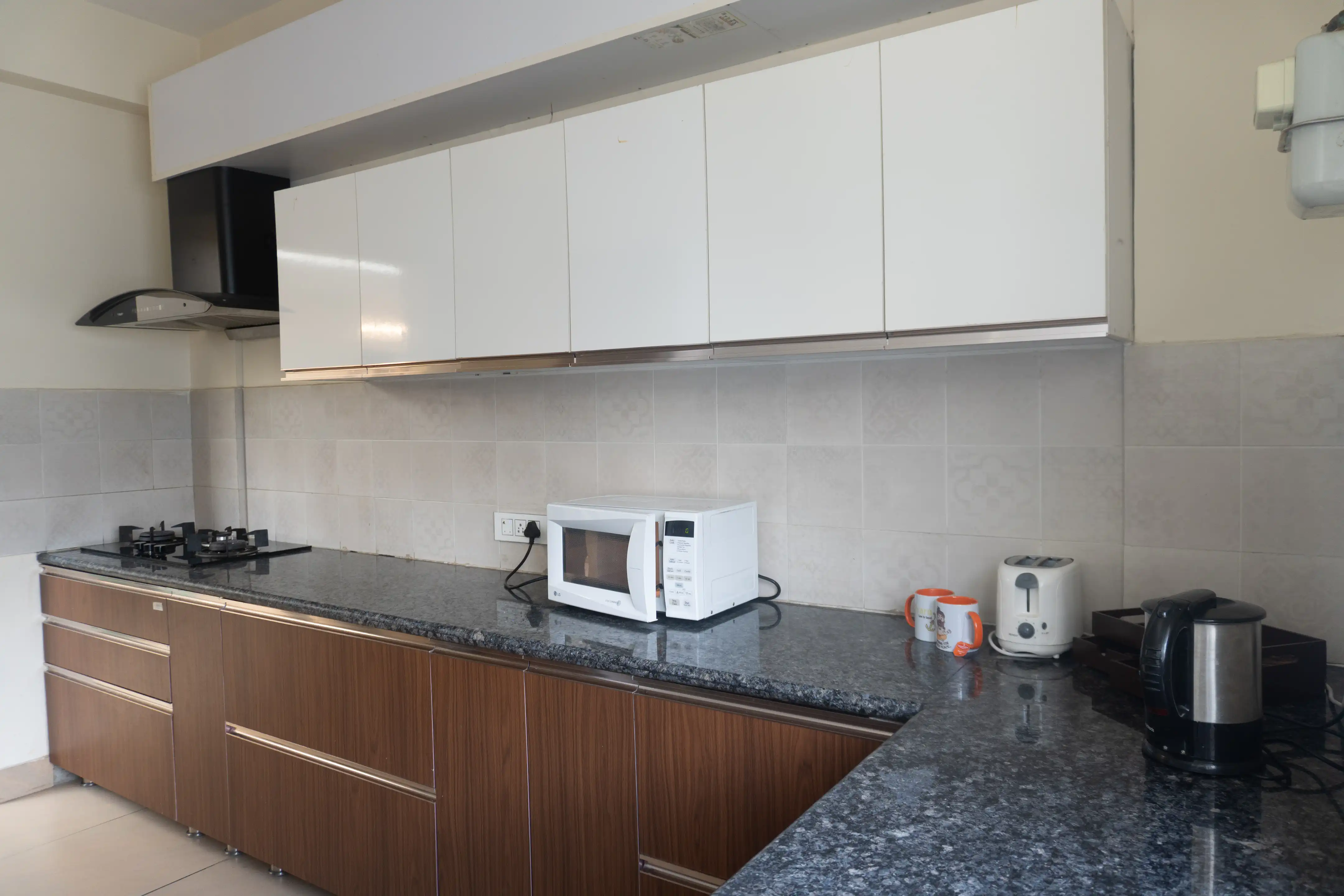Kitchen with granite counters at Ganges Heaven